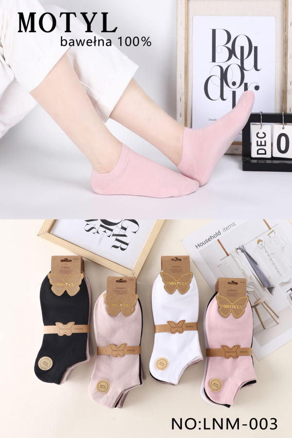 Skarpety damskie Roz 35-42, Mix kolor Paczka 40 szt